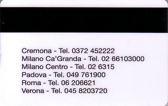 Hotel Keycard Ibis Cremona Italy Back