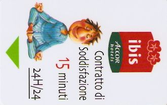 Hotel Keycard Ibis Cremona Italy Front