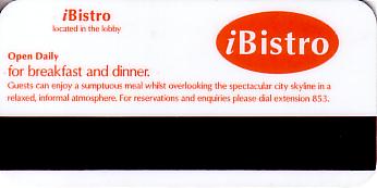 Hotel Keycard Ibis Sydney Australia Back