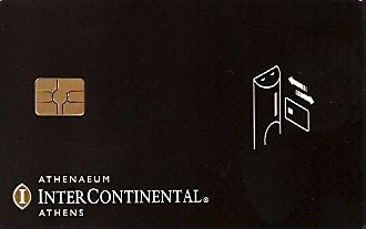 Hotel Keycard Inter-Continental Athens Greece Back