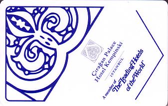 Hotel Keycard Kempinski Istanbul Turkey Front