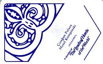 Hotel Keycard Kempinski Istanbul Turkey Front