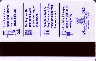 Hotel Keycard Kempinski Istanbul Turkey Back