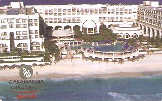 Hotel Keycard Marriott Cancun Mexico Front