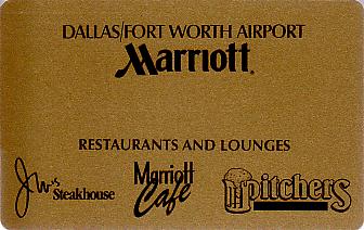 Hotel Keycard Marriott Dallas U.S.A. Front