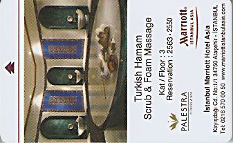 Hotel Keycard Marriott Istanbul Turkey Front