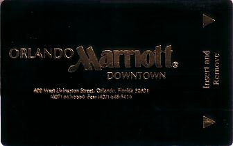 Hotel Keycard Marriott Orlando U.S.A. Front