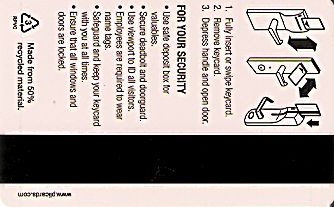 Hotel Keycard Marriott - Courtyard Generic Back