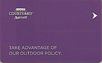 Hotel Keycard Marriott - Courtyard Generic Front