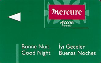 Hotel Keycard Mercure Generic Front