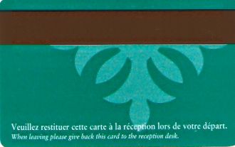 Hotel Keycard Mercure Generic Back