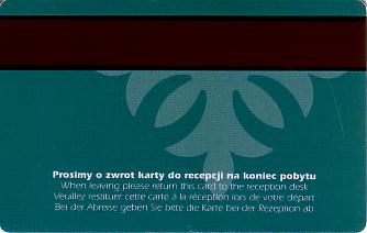 Hotel Keycard Mercure Generic Back