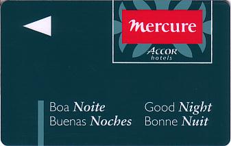 Hotel Keycard Mercure Generic Front