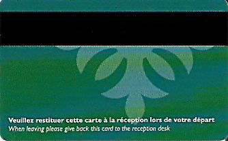 Hotel Keycard Mercure Generic Back