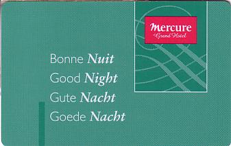 Hotel Keycard Mercure Generic Front