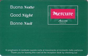 Hotel Keycard Mercure Generic Front