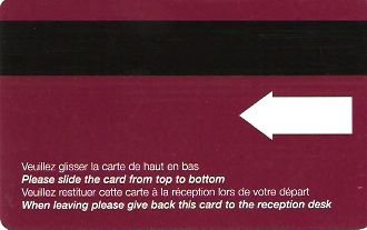 Hotel Keycard Mercure Generic Back