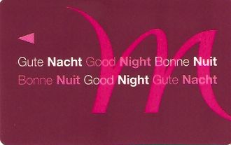 Hotel Keycard Mercure Generic Front