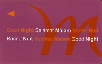 Hotel Keycard Mercure Generic Front