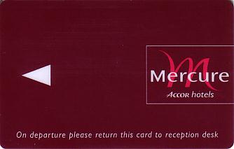 Hotel Keycard Mercure Generic Front