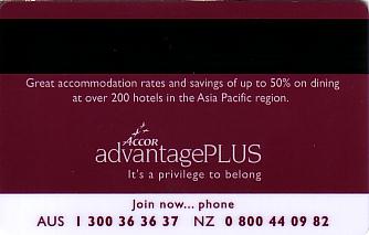 Hotel Keycard Mercure Generic Back