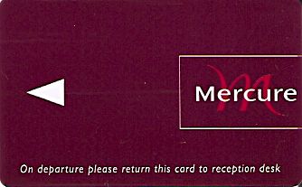 Hotel Keycard Mercure Generic Front