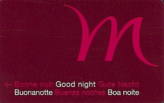 Hotel Keycard Mercure Generic Front