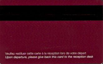 Hotel Keycard Mercure Generic Back