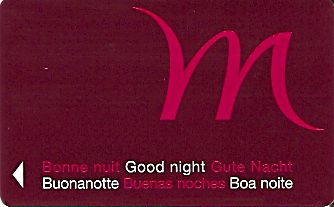 Hotel Keycard Mercure Generic Front