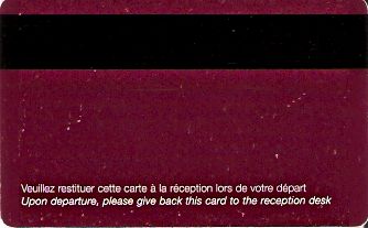 Hotel Keycard Mercure Generic Back