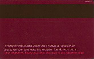 Hotel Keycard Mercure Generic Back