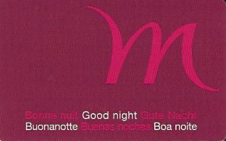 Hotel Keycard Mercure Generic Front