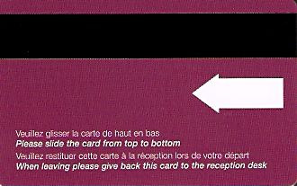 Hotel Keycard Mercure Generic Back
