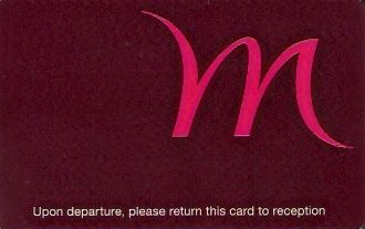 Hotel Keycard Mercure Generic Front