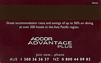 Hotel Keycard Mercure Generic Back