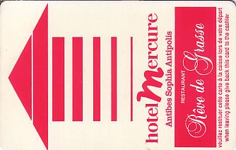 Hotel Keycard Mercure Antibes France Front