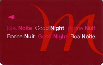 Hotel Keycard Mercure  Brazil Front