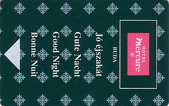 Hotel Keycard Mercure Budapest Hungary Front