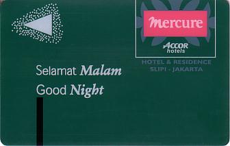 Hotel Keycard Mercure Jakarta Indonesia Front