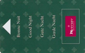 Hotel Keycard Mercure Montpellier France Front