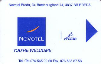 Hotel Keycard Novotel Breda Netherlands Front