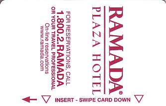 Hotel Keycard Ramada Generic Front