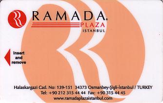 Hotel Keycard Ramada Istanbul Turkey Front