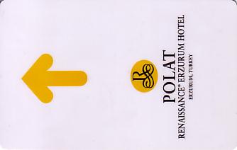 Hotel Keycard Renaissance Erzurum Turkey Front