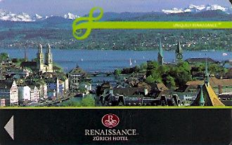 Hotel Keycard Renaissance Zurich Switzerland Front