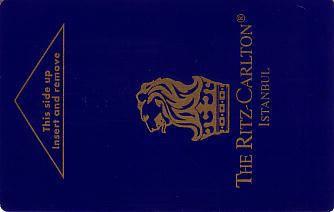 Hotel Keycard Ritz Carlton Istanbul Turkey Front