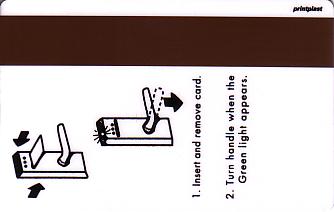 Hotel Keycard Ritz Carlton Istanbul Turkey Back