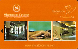 Hotel Keycard Sheraton Izmir Turkey Front