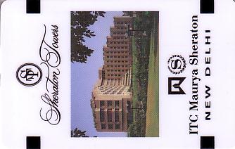 Hotel Keycard Sheraton New Delhi India Front