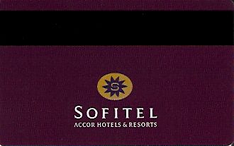 Hotel Keycard Sofitel Paris France Back